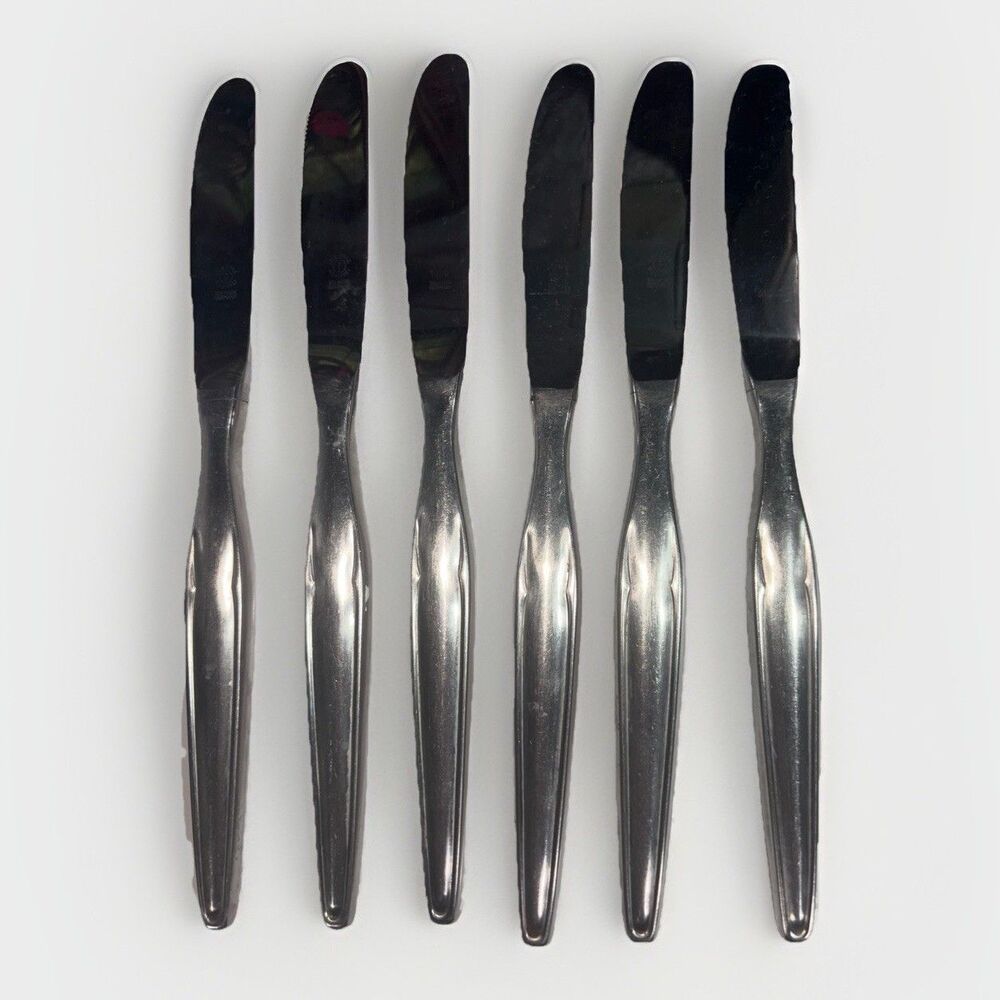 Silkema Butter Knife Rostfrei Germany 6 Stainless Steel Flatware Silverware
